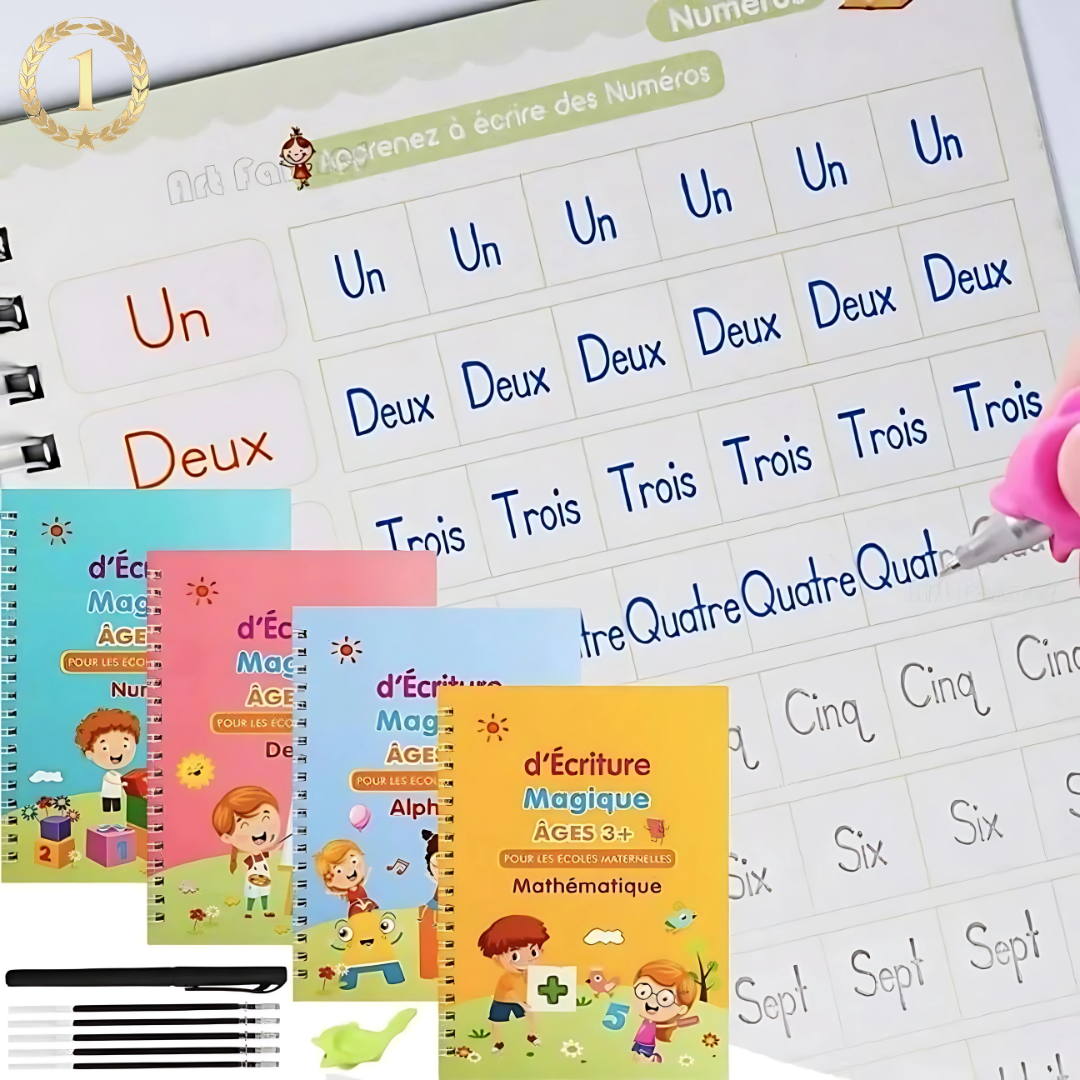 CAHIER D’EXERCICE RÉUTILISABLE | APPRENTISSAGE LUDIQUE