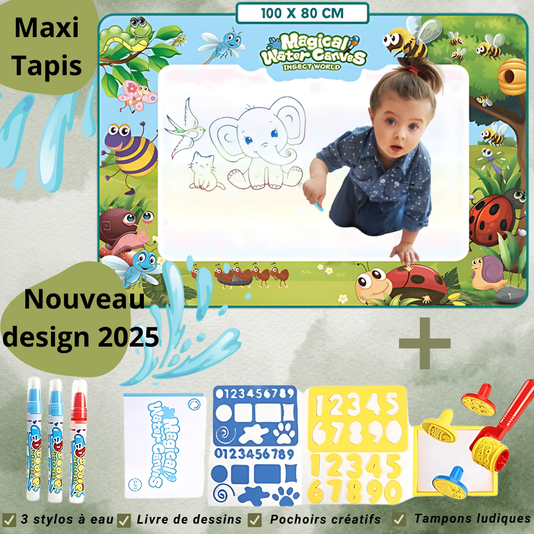 AquaCréatif™ | Le Tapis de Coloriage Magique