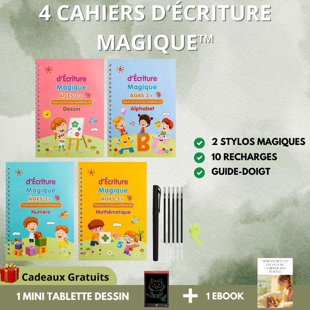 CAHIER D’EXERCICE RÉUTILISABLE | APPRENTISSAGE LUDIQUE
