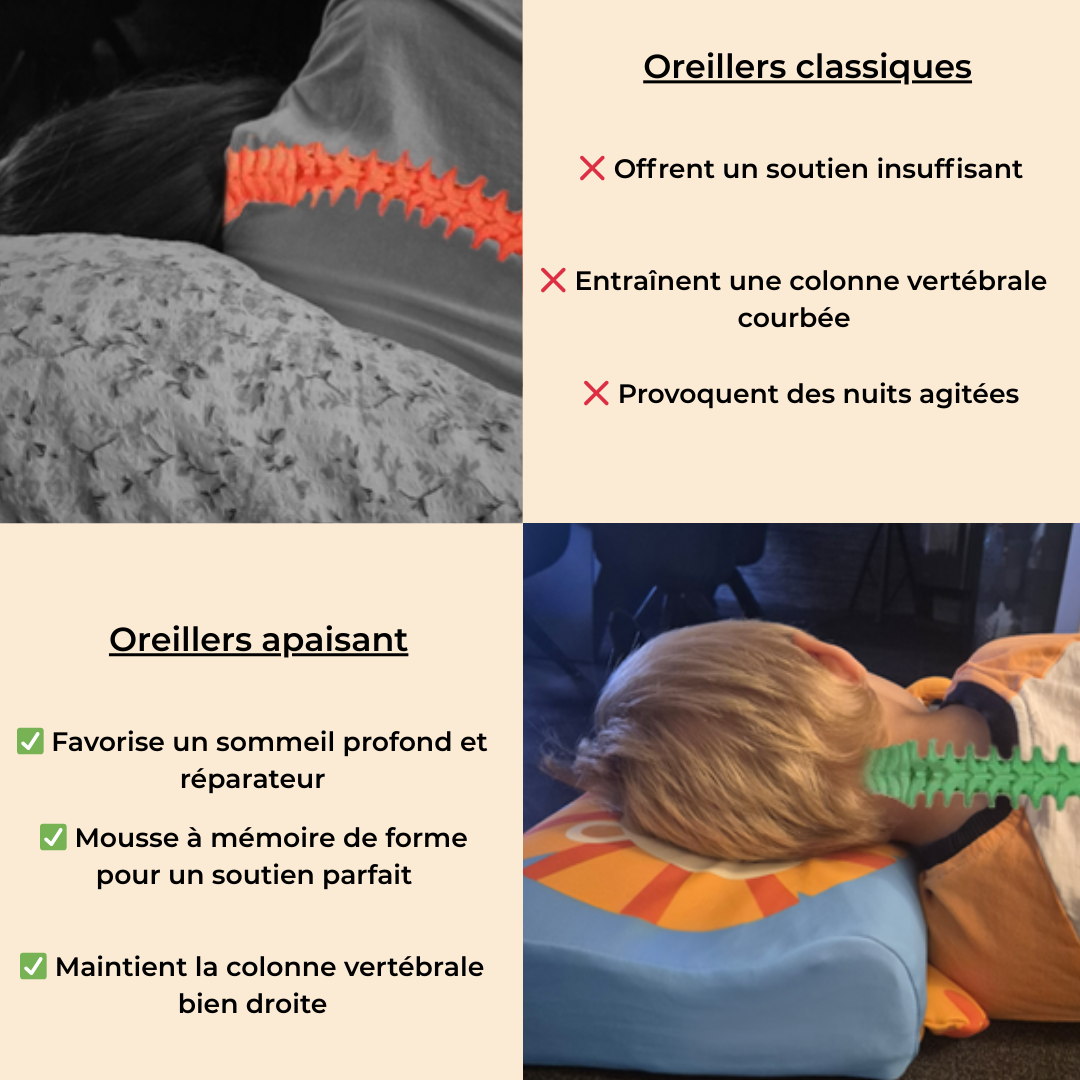 Oreiller Apaisant Enfant | Pour un Sommeil Calme