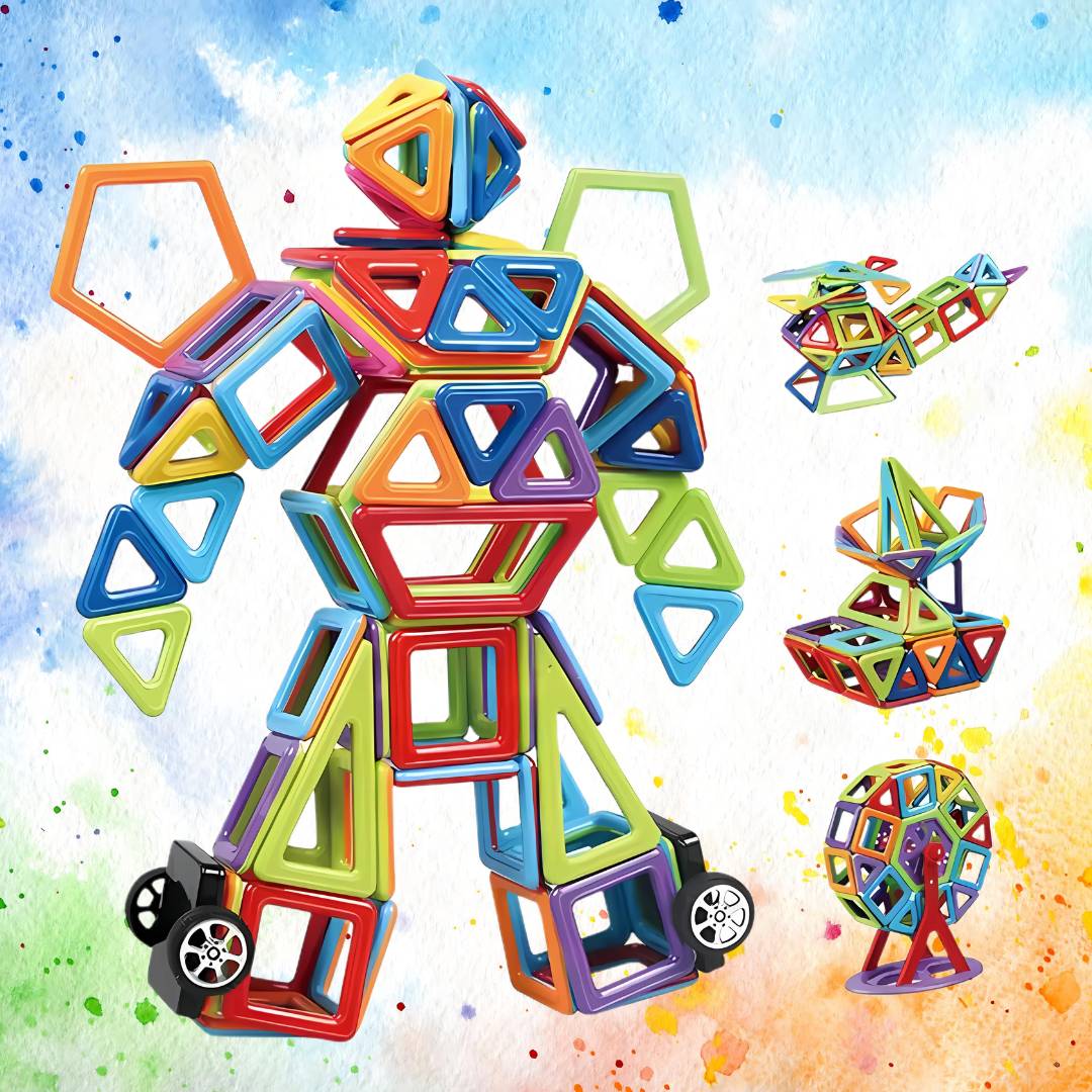 Jokooan Construction Magnetique Enfant 220 pcs, Set de Bâtons Magnétiques, Puzzles 3D Jouets Jokooan Construction Magnetique Enfant 220 pcs, Set de Bâtons Magnétiques, Puzzles 3D Jouets