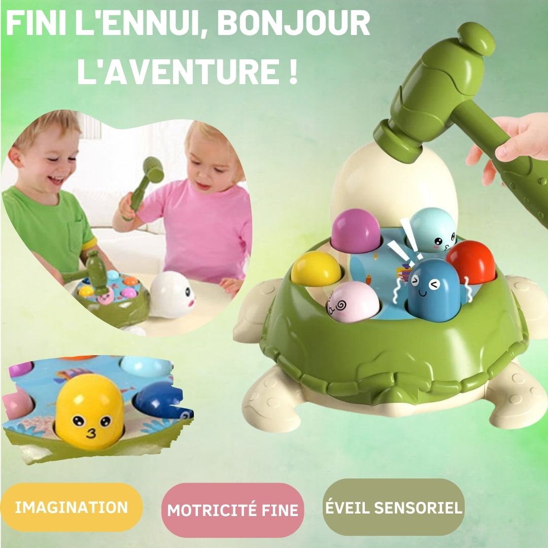 Lulu taupe la™ | La Tortue d'Éveil pour Enfants - Bambino