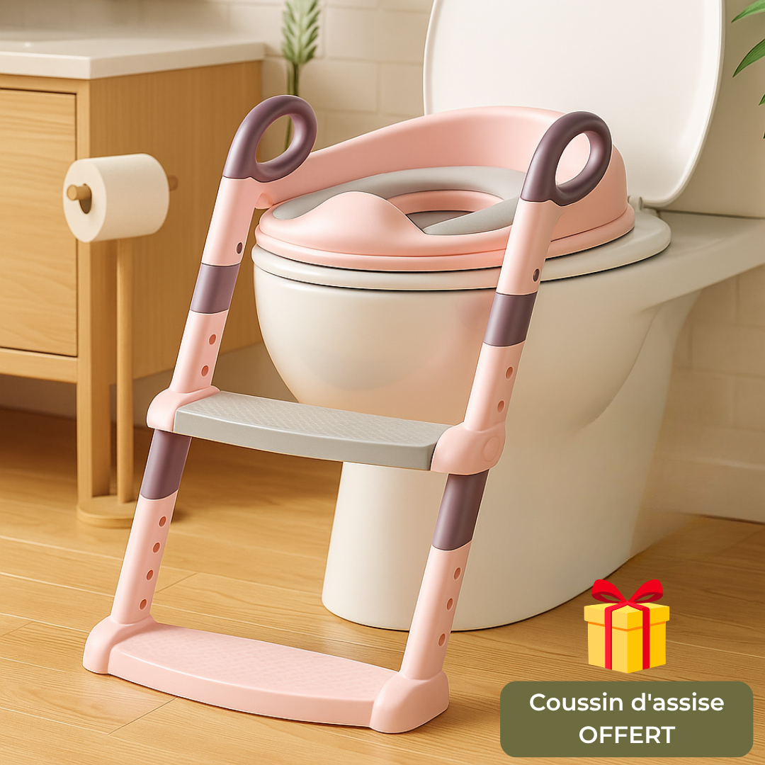 Réducteur toilette enfant avec marche