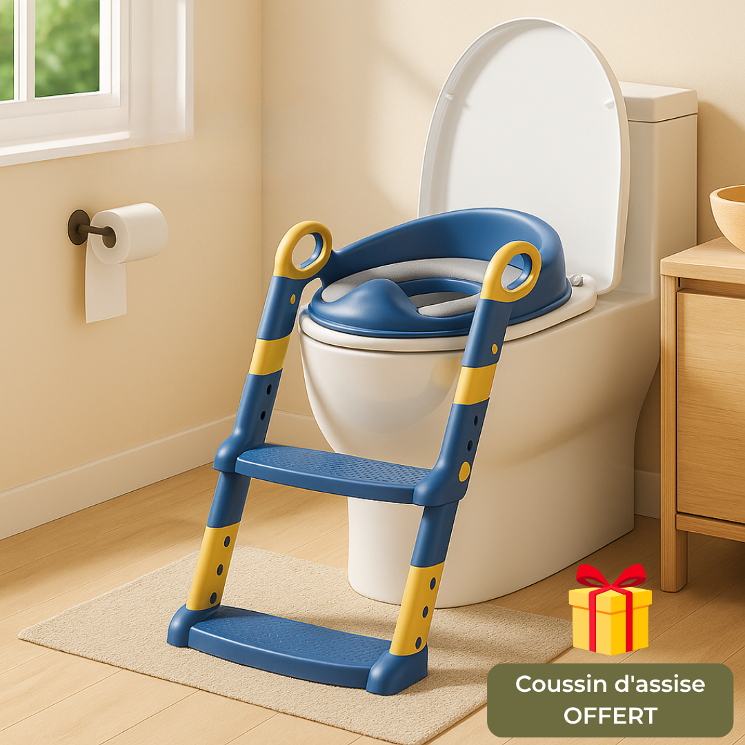 Réducteur toilette enfant avec marche