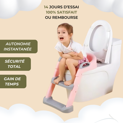 Réducteur toilette enfant avec marche