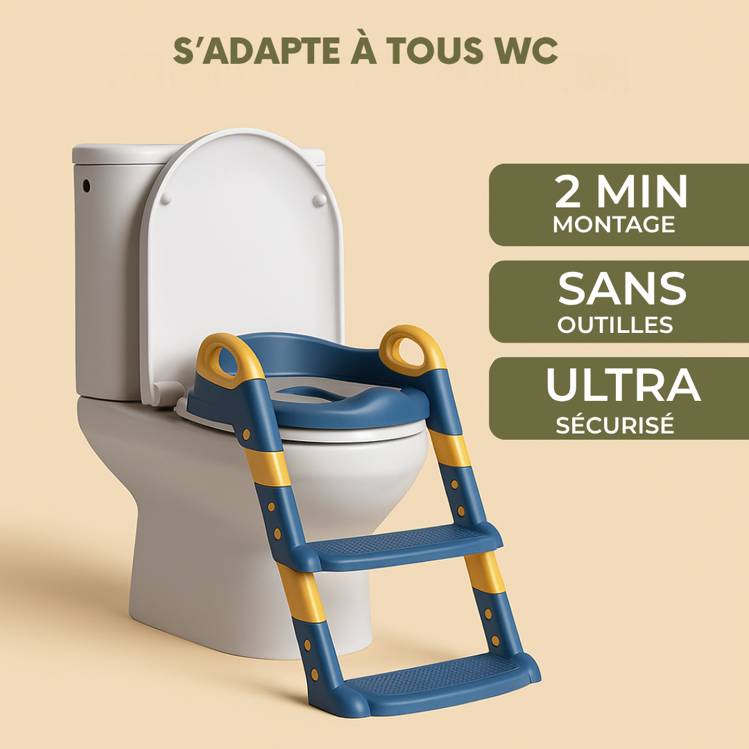 Réducteur toilette enfant avec marche