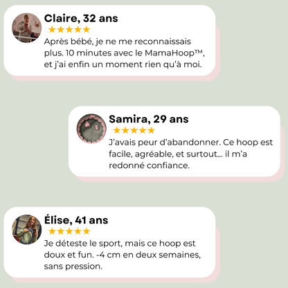 MamaHoop™ |  Le Hula Hoop post-partum doux & puissant