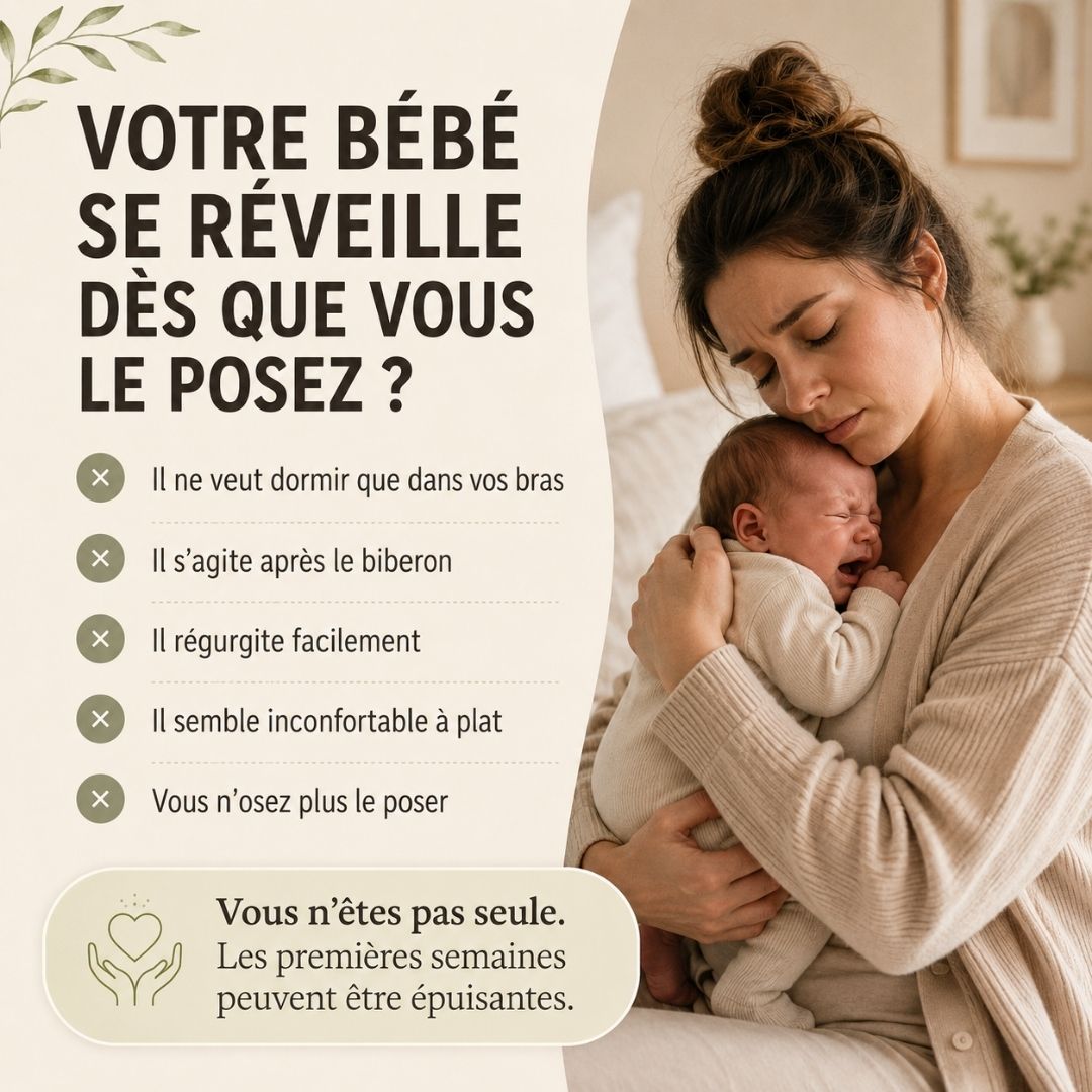 Cocon Incliné Bébé | Confort Après-Biberon
