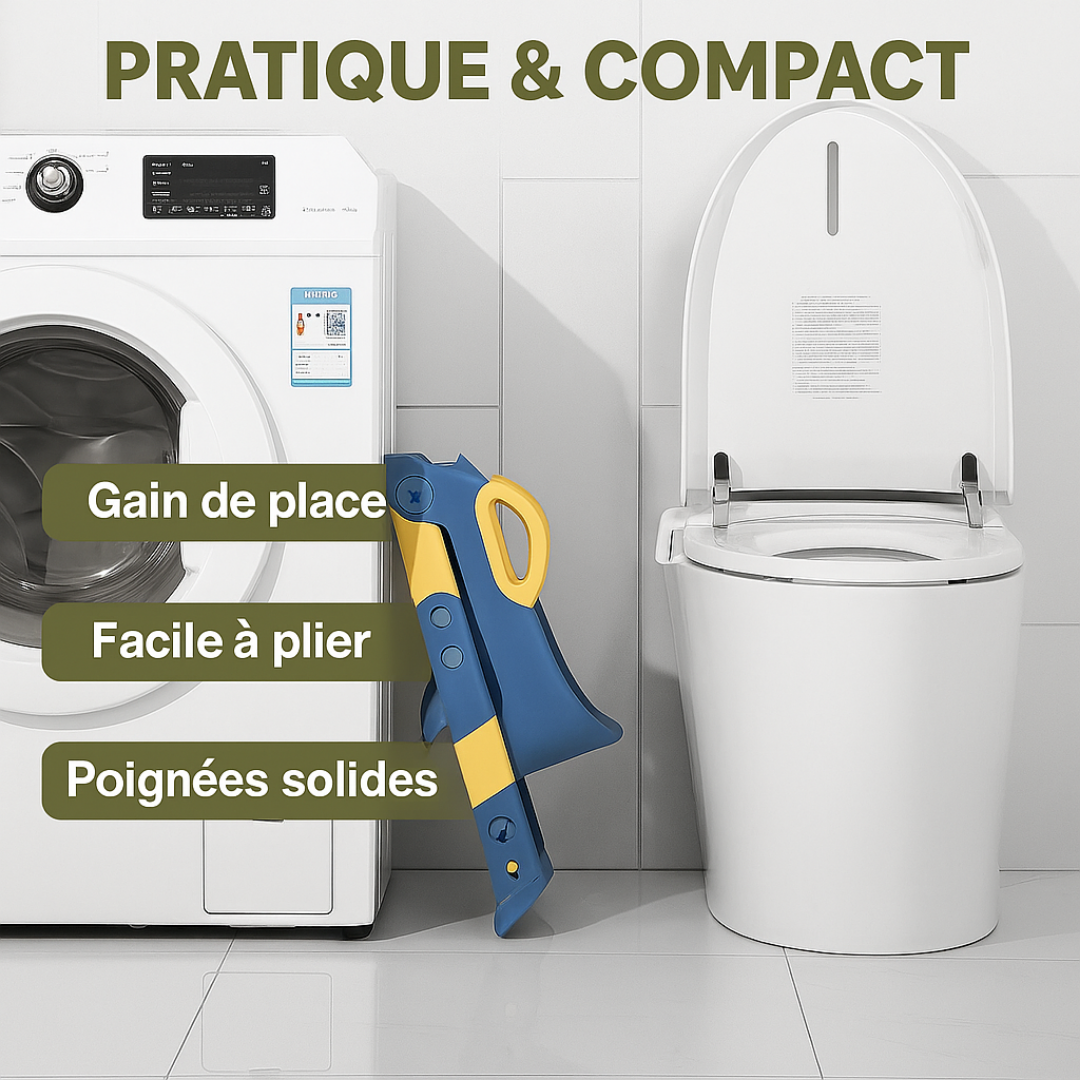 Réducteur toilette enfant avec marche