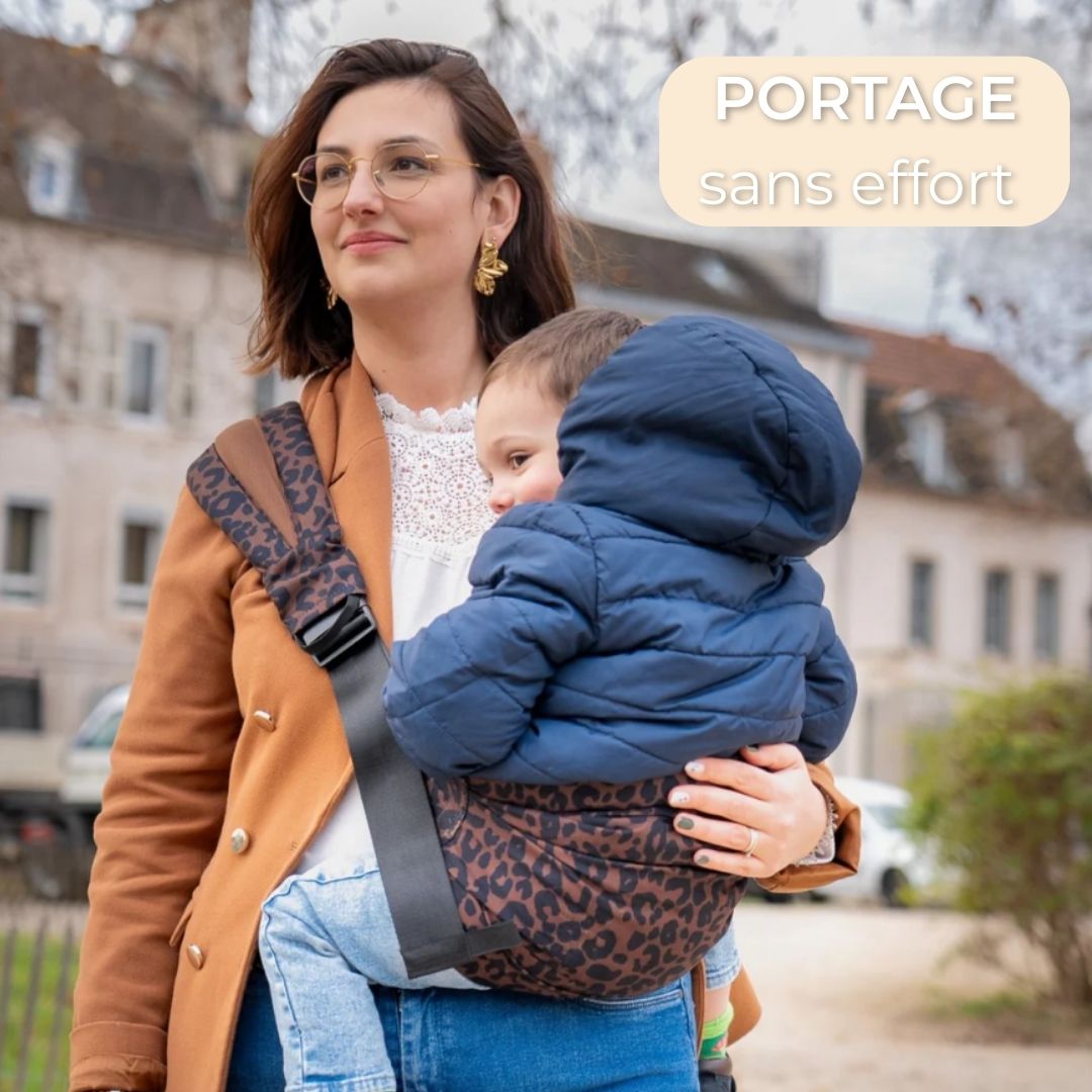 Porte-bébé d’appoint | le + rapide & confortable du marché