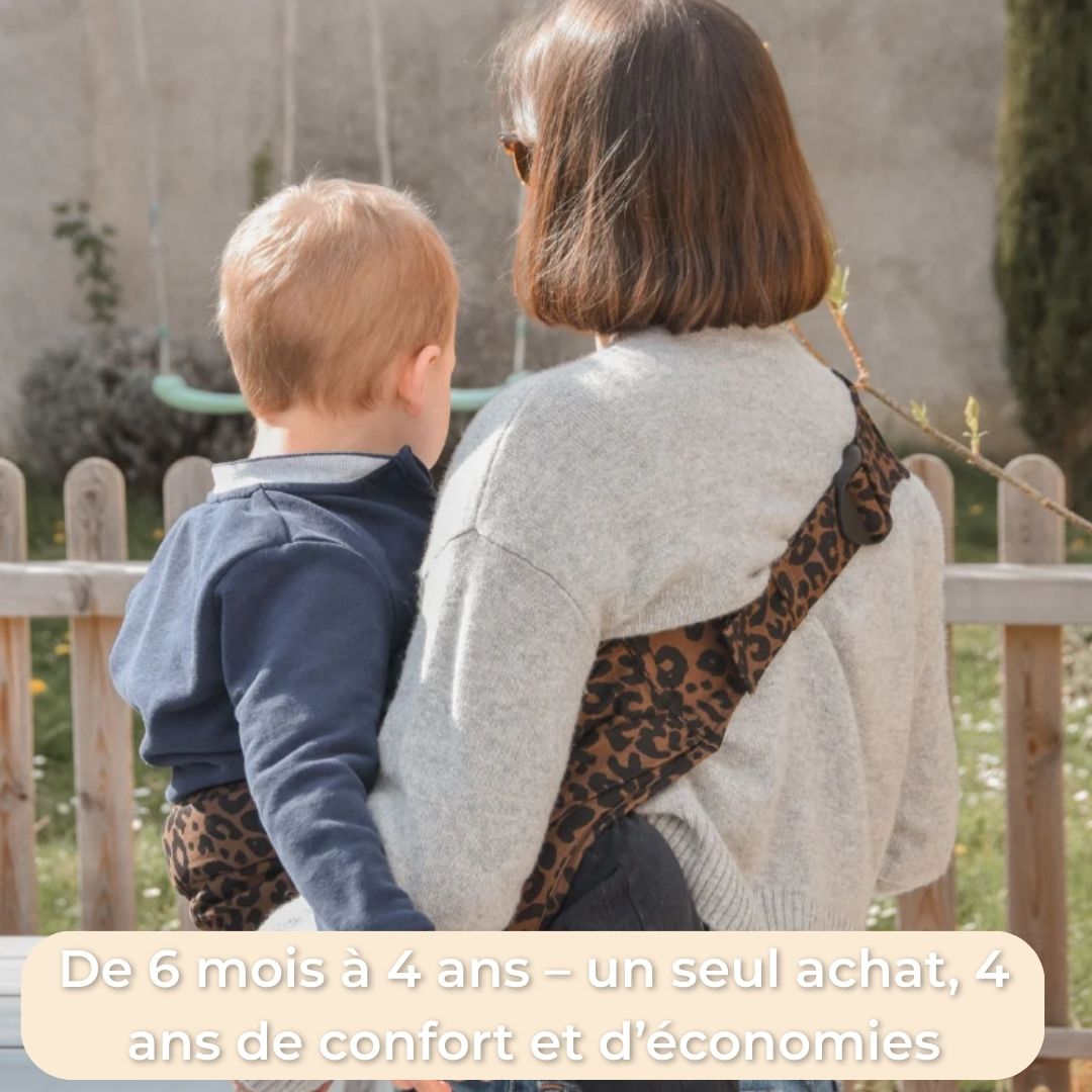 Porte-bébé d’appoint | le + rapide & confortable du marché
