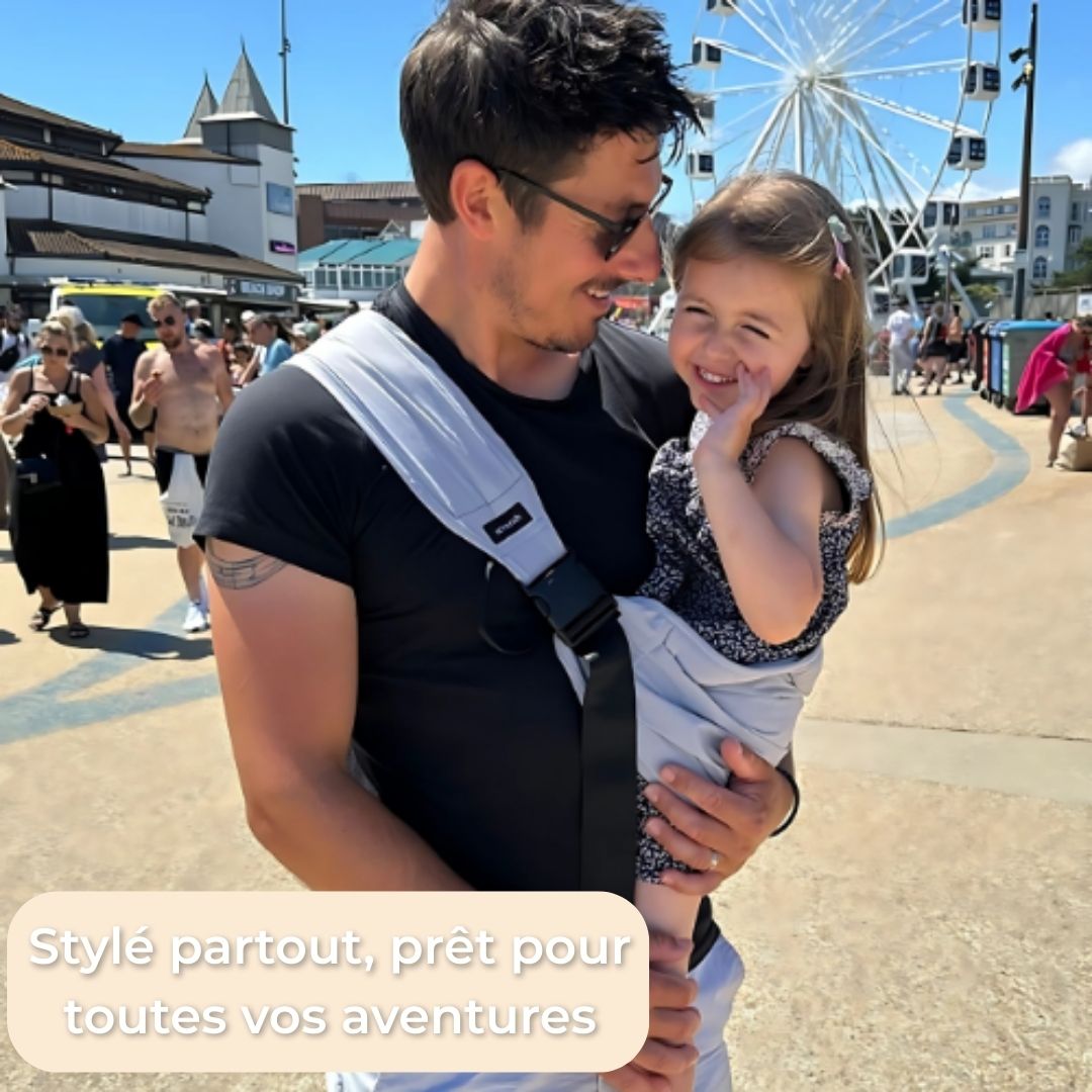 Porte-bébé d’appoint | le + rapide & confortable du marché