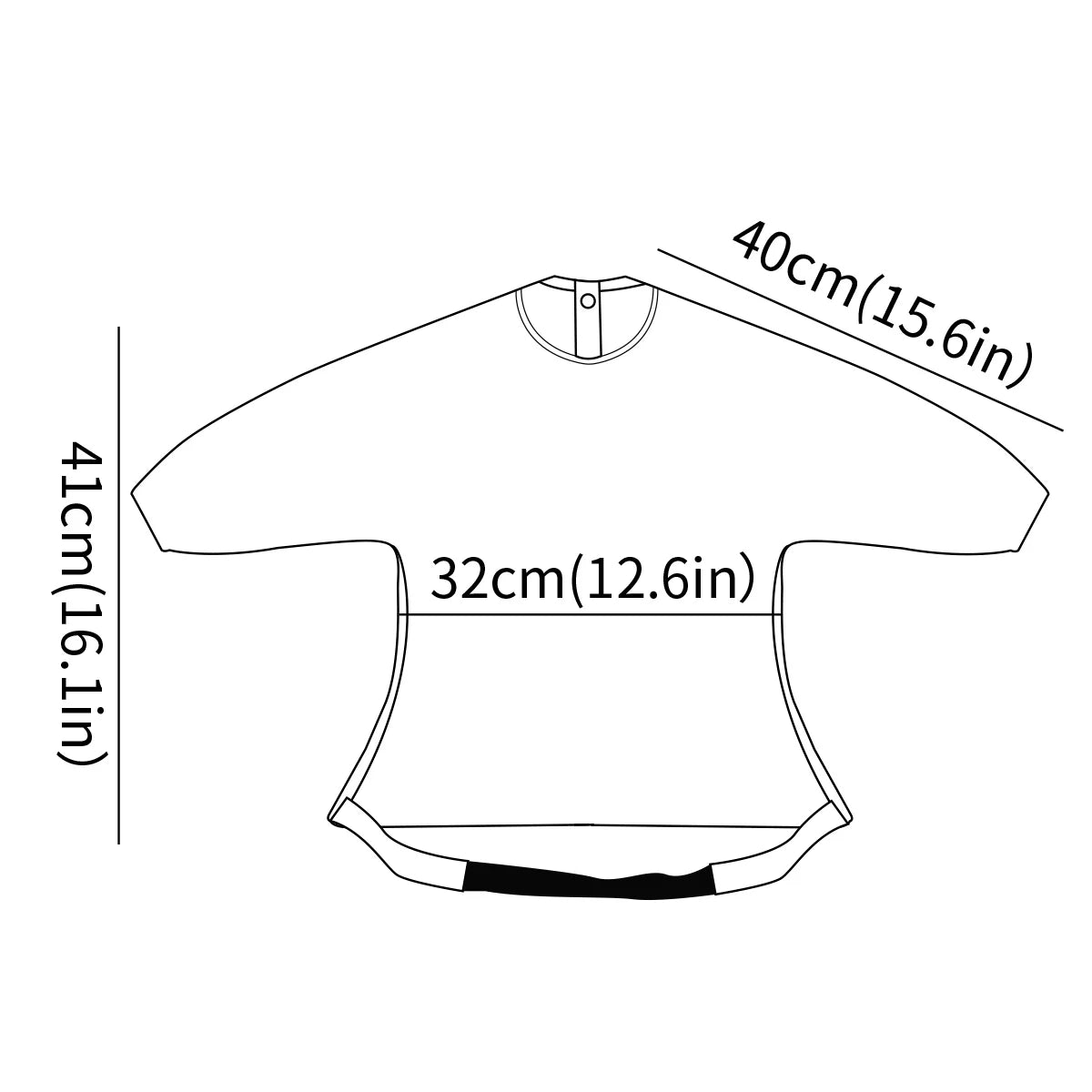 BabyMiam™ | Bavoir Tablier Manches Longues 0 Dégât