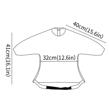 BabyMiam™ | Bavoir Tablier Manches Longues 0 Dégât