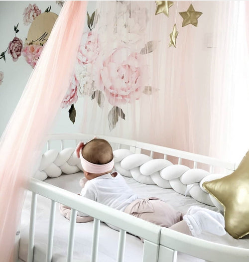 Tresse de Lit Bébé | Sublimeo Blanc