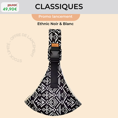 Porte-bébé d’appoint | le + rapide & confortable du marché