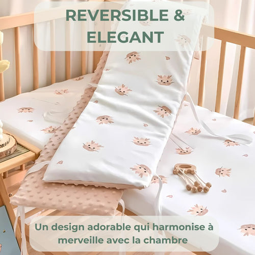 Tour de Lit Bébé | Sublimeo Confort Total – Renardeau Blanc Doux