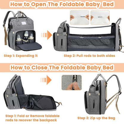 Sac à langer portatif | Berceau de voyage BabyNappy™ - Bambino